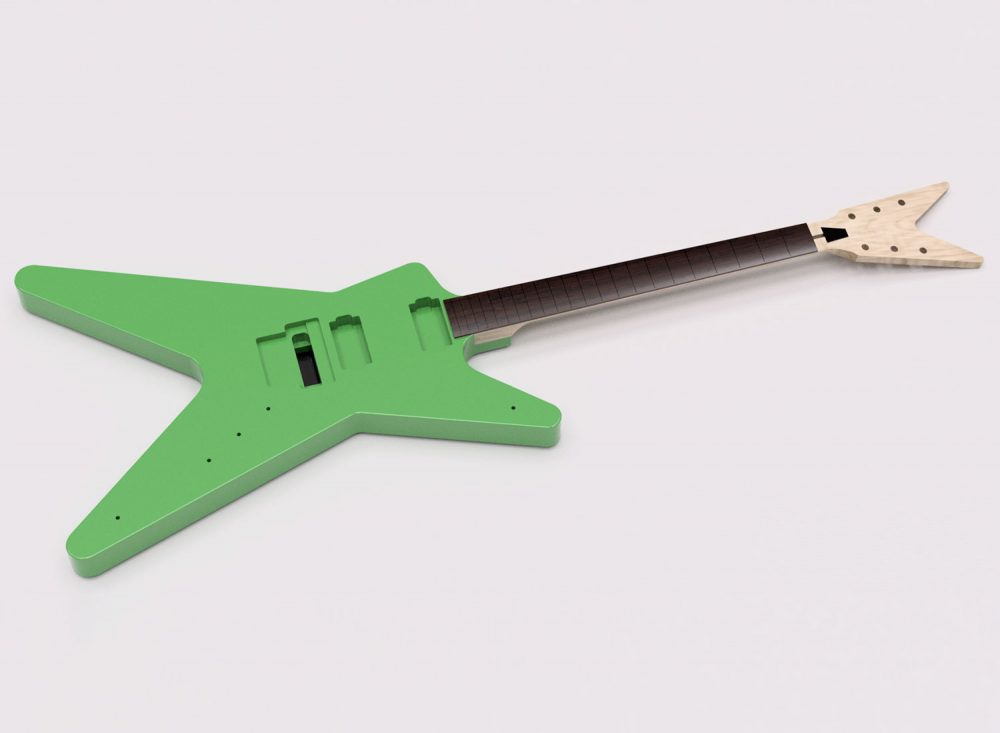 CAD Guitar Model – Dean ML (Custom)