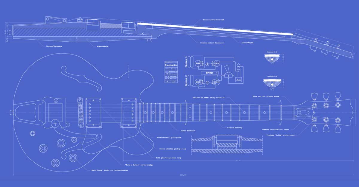 Guitar Templates Archive Electric Herald