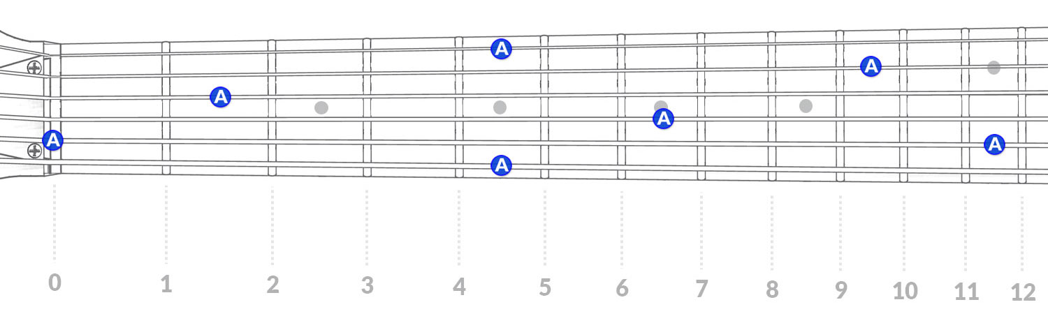 Guitar Fretboard Visualization Chart