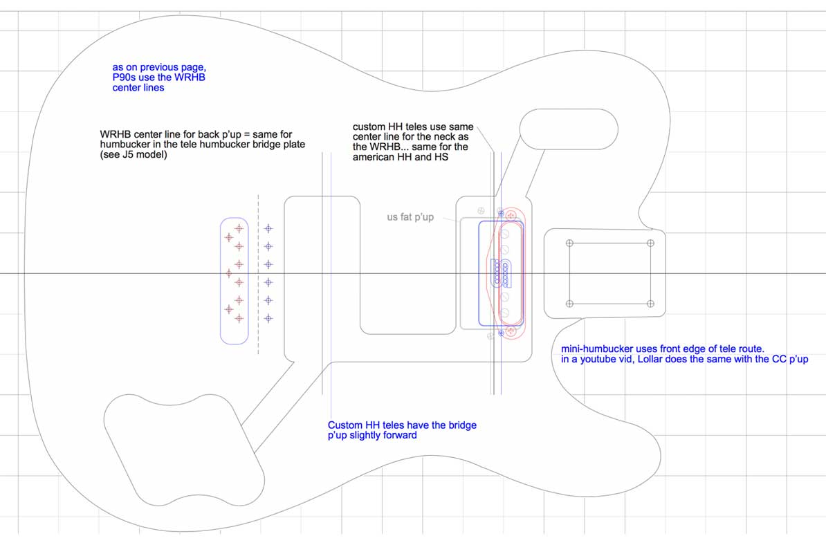 Fender Telecaster Guitar Templates Electric Herald