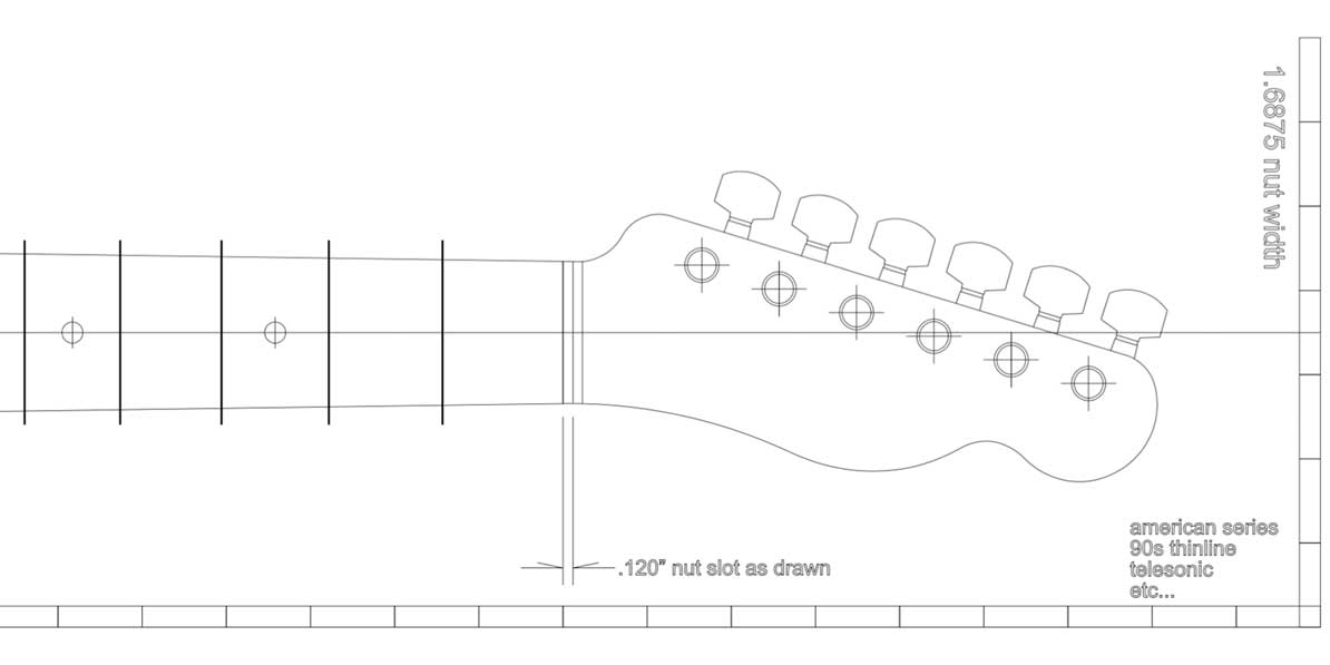 Fender Telecaster Guitar Templates | Electric Herald