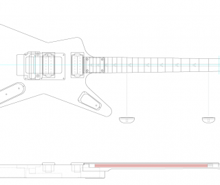 Guitar DXF – Dean ML (Custom)