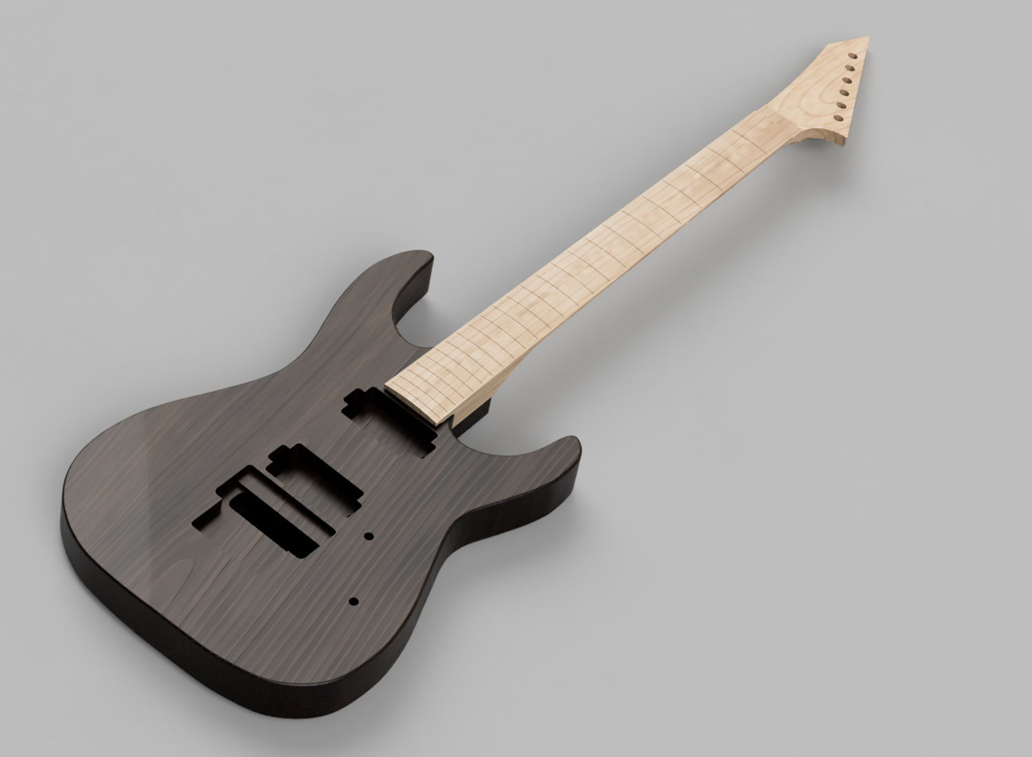 CAD Guitar Model - ESP M-II
