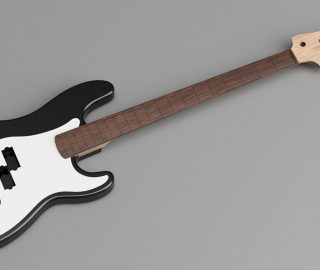 CAD Bass Model - Fender Precision