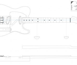 Guitar DXF - Fender Telecaster ('58 Standard)