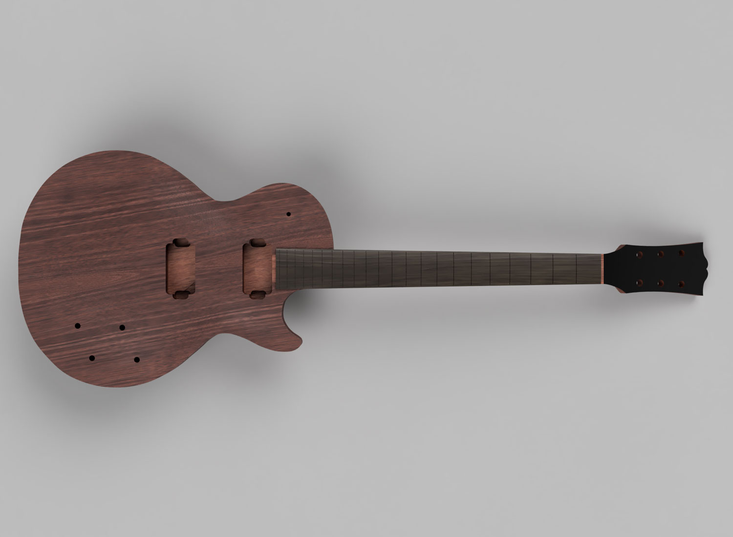 CAD Guitar Model - Gibson Les Paul