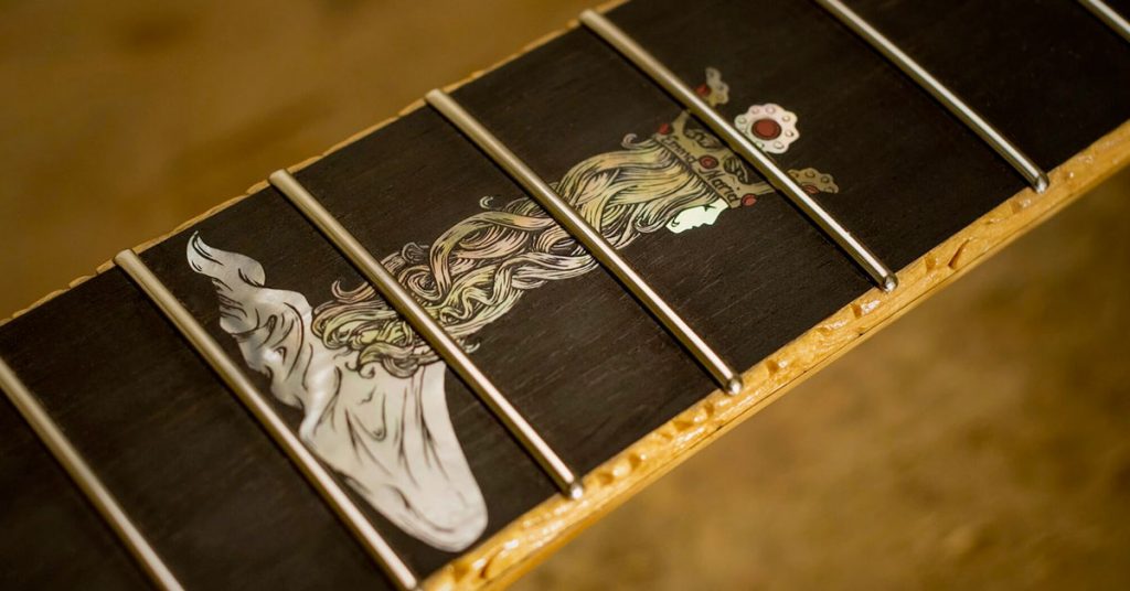All About Guitar Inlays Design Carve and Embed Inlays
