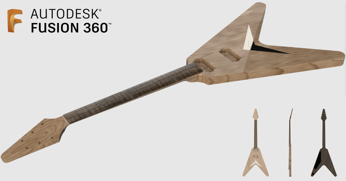 How to Model a Guitar - Fusion360