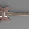 CAD Guitar Model - Ibanez AM75