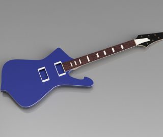 CAD Guitar Model – Ibanez Iceman IC300