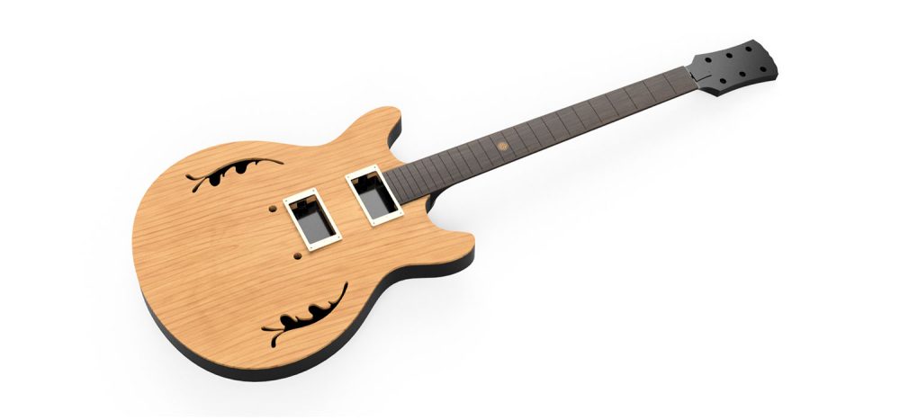 CAD Guitar Model - JTB-III