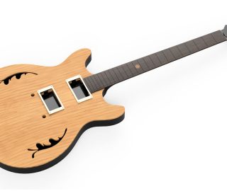 CAD Guitar Model - JTB-III