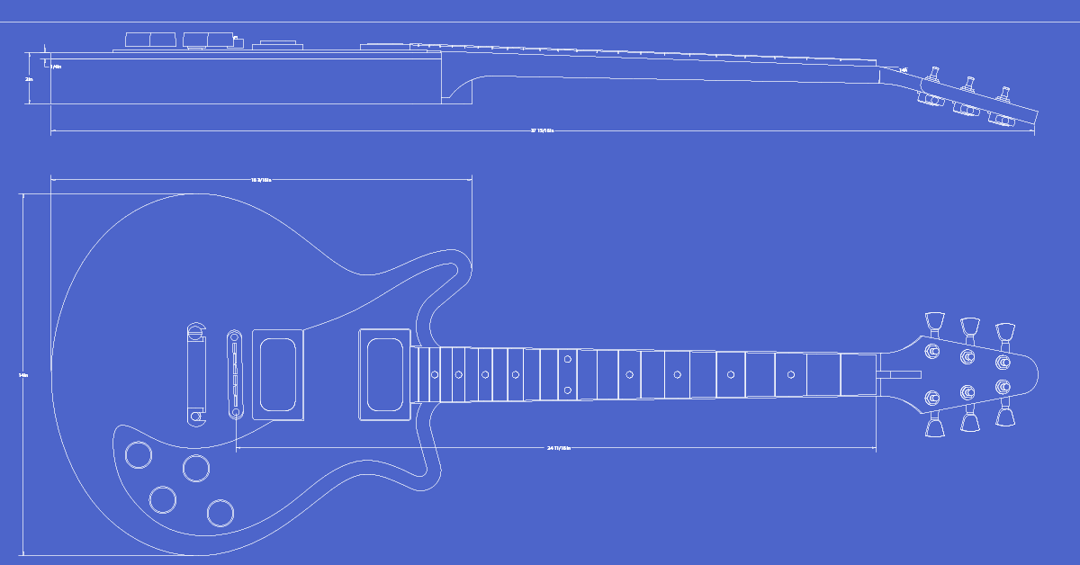 Guitar Templates Archive Electric Herald