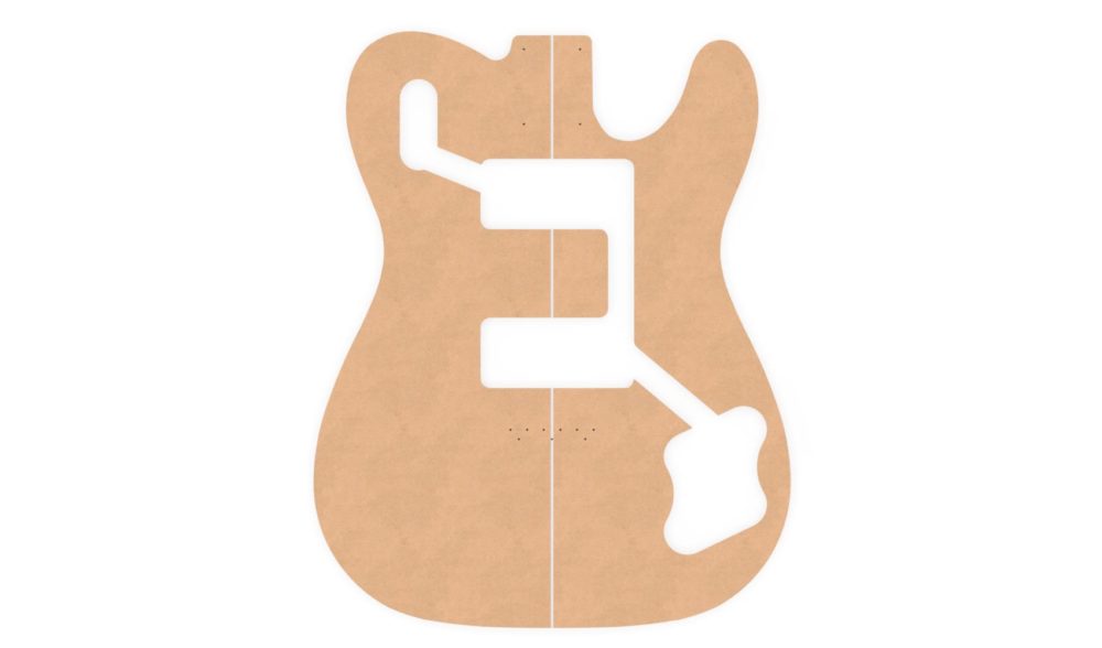Fender Telecaster Router Templates ('72 Deluxe)